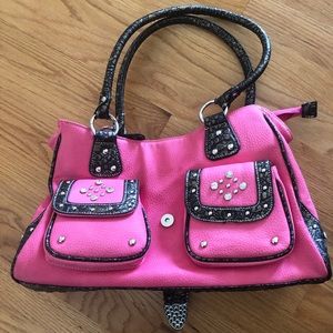 COPY - Pink Medium Purse with Gems